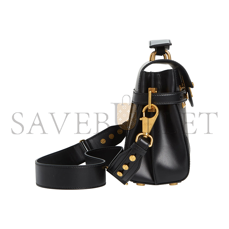 BALMAIN B-BUZZ 23 MONOGRAM LEATHER BAG BN1DB526LAVE0PA (23*20*11cm)